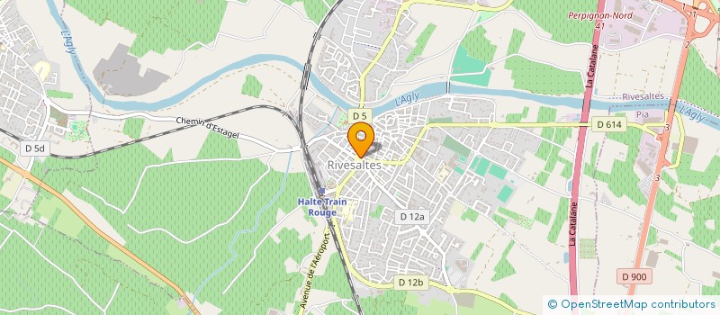 localisation de l'entreprise FB OPTIQUE  RIVESALTES
