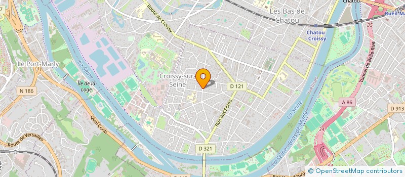 localisation de l'entreprise FB PATRIMOINE  CROISSY-SUR-SEINE