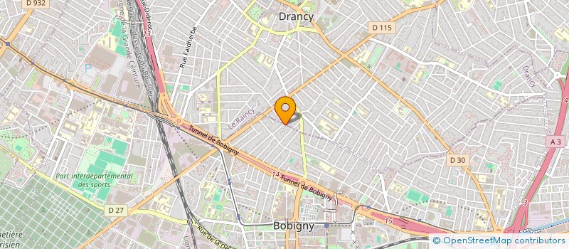 localisation de l'entreprise FB PEINTURE à SAINT-OUEN-SUR-SEINE