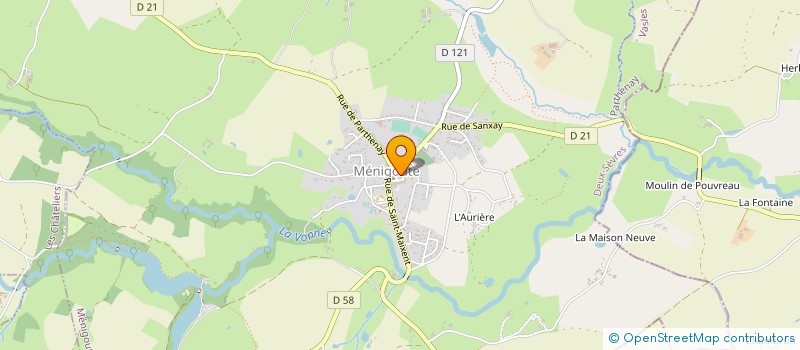 localisation de l'entreprise FB POUZET & JEAN-BAPTISTE à MENIGOUTE