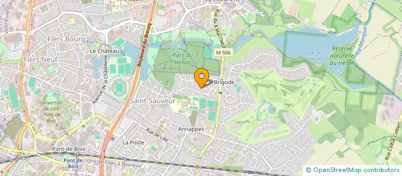 localisation de l'entreprise FB PRAXIS à VILLENEUVE-D'ASCQ