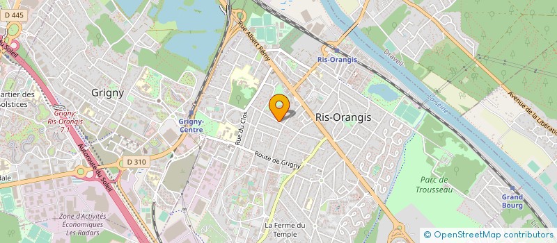 localisation de l'entreprise FB PRESTIGE RH à RIS-ORANGIS
