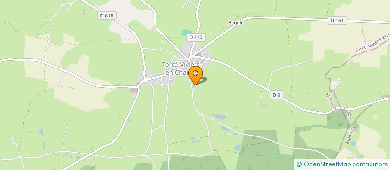 localisation de l'entreprise FB PRODUCT à TORCE-VIVIERS-EN-CHARNIE