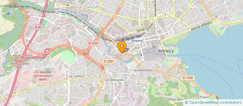 localisation de l'entreprise FB PROMOTION à ANNECY