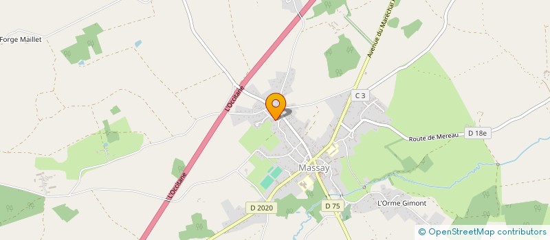 localisation de l'entreprise FB RAMONAGE  MASSAY