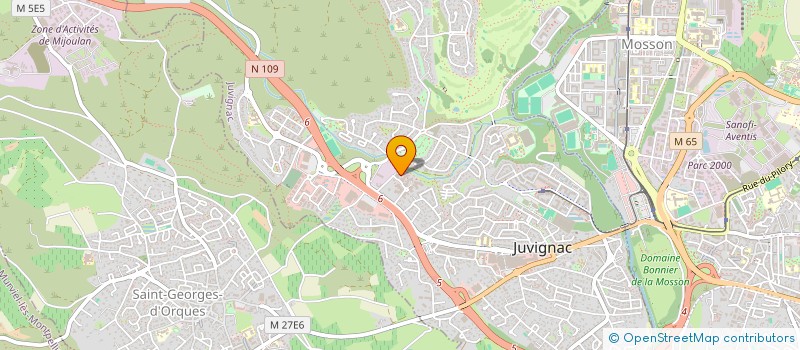 localisation de l'entreprise FB RAVALEMENT  JUVIGNAC