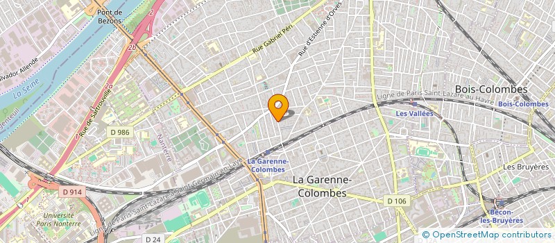 localisation de l'entreprise FB RECYCLAGE VALORISATION ET ENVIRONNEMENT à COLOMBES