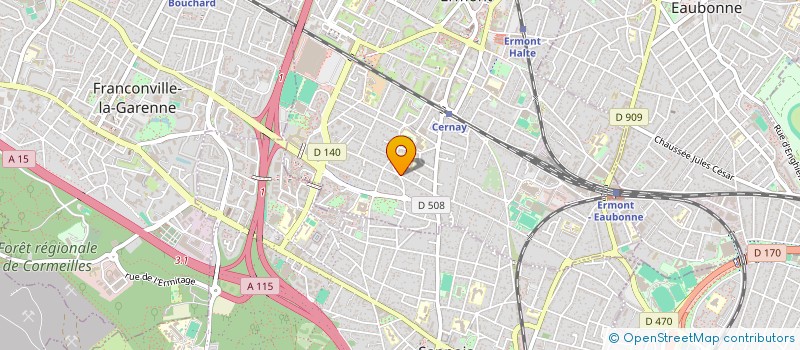 localisation de l'entreprise FB RESTAURATION  SAINT-GRATIEN