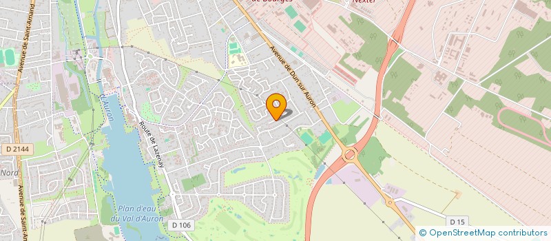 localisation de l'entreprise FB ROMANS  BOURGES