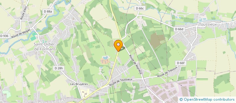 localisation de l'entreprise FB ROTISSERIE  SAINTE-EUPHEMIE