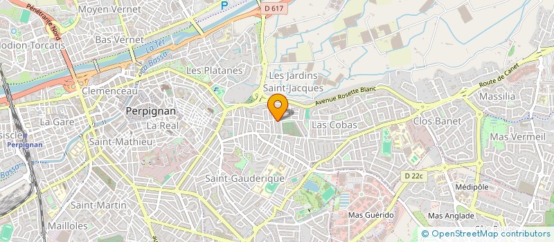 localisation de l'entreprise FB SERVEIS FRANCE  PERPIGNAN