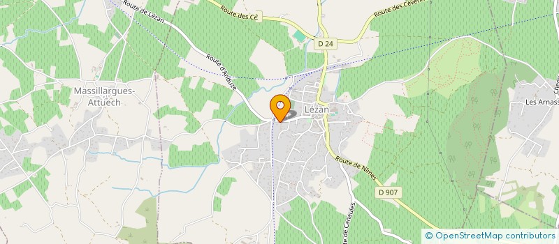 localisation de l'entreprise FB SERVICES  LEZAN