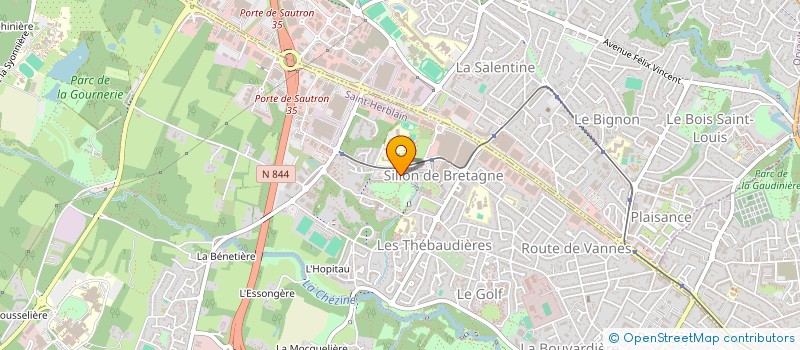 localisation de l'entreprise FB TAXI  SAINT-HERBLAIN