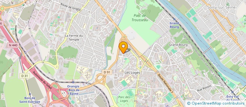 localisation de l'entreprise FB TECHNOLOGY à EVRY-COURCOURONNES