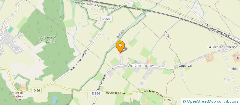 localisation de l'entreprise FB TRANSPORT  WULVERDINGHE