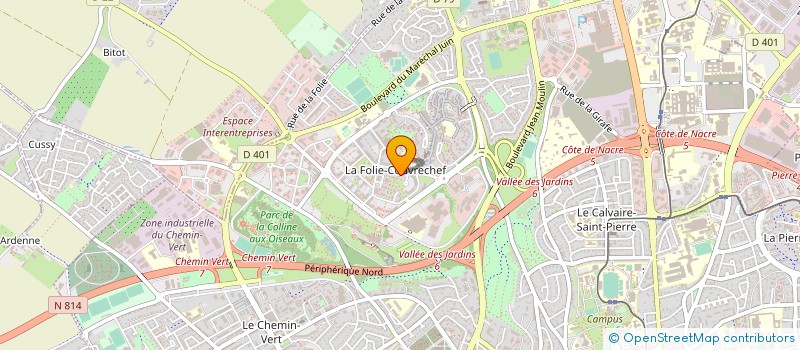 localisation de l'entreprise FB VTC SERVICES à CAEN
