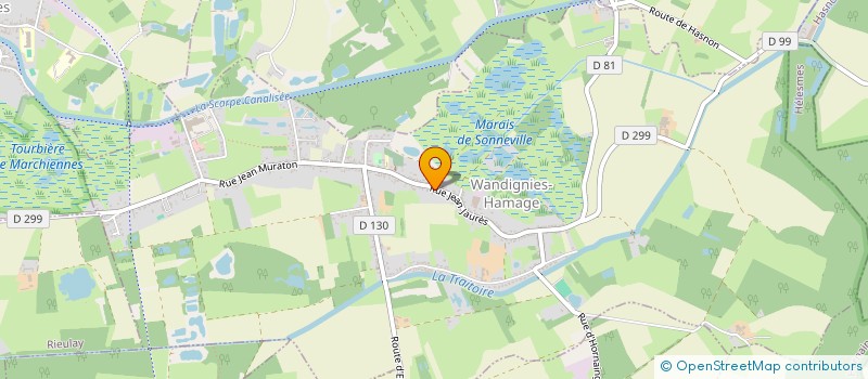 localisation de l'entreprise FB WINNE  WANDIGNIES-HAMAGE