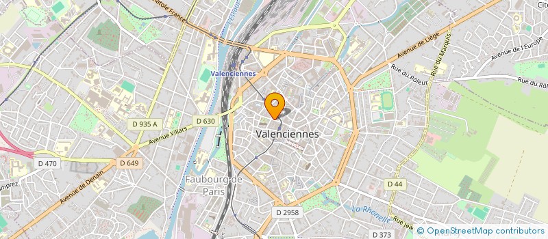 localisation de l'entreprise FB2M à VALENCIENNES