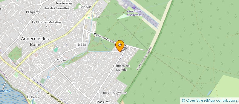 localisation de l'entreprise FB2V ANDERNOS  ANDERNOS-LES-BAINS