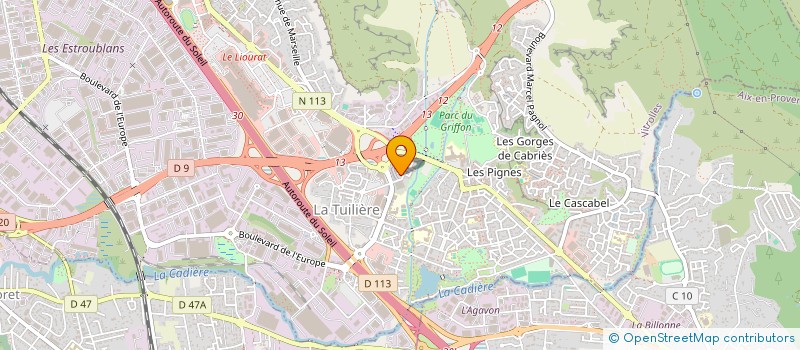 localisation de l'entreprise FB7 à VITROLLES