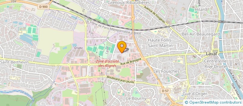 localisation de l'entreprise FBA à LAVAL