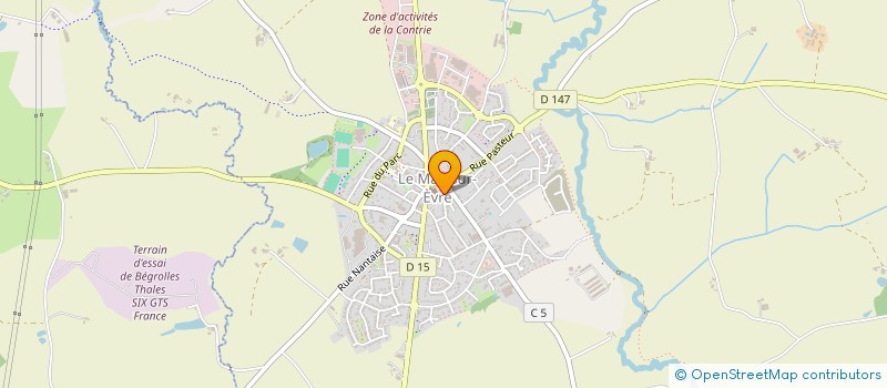 localisation de l'entreprise FBA  LE MAY-SUR-EVRE