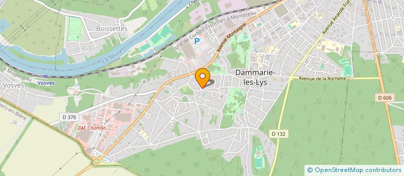 localisation de l'entreprise FBA à DAMMARIE-LES-LYS