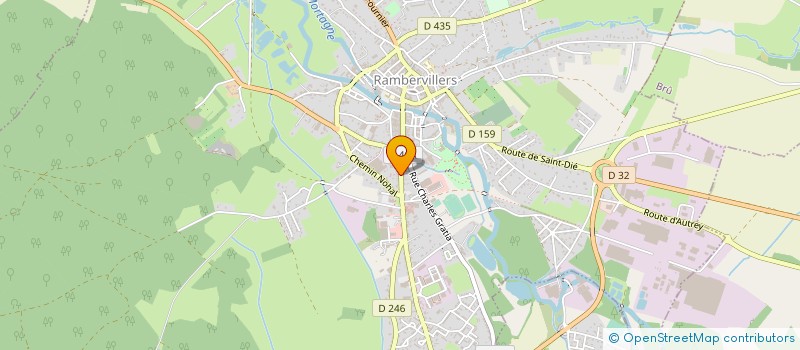 localisation de l'entreprise FBA MECASTEEL  RAMBERVILLERS