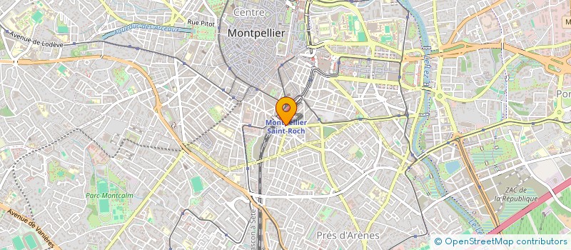 localisation de l'entreprise FBA TRANSPORT ET LOGISTIQUE à MONTPELLIER