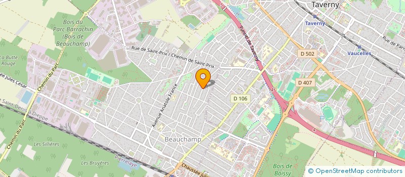 localisation de l'entreprise FBAN GROUPE  BEAUCHAMP