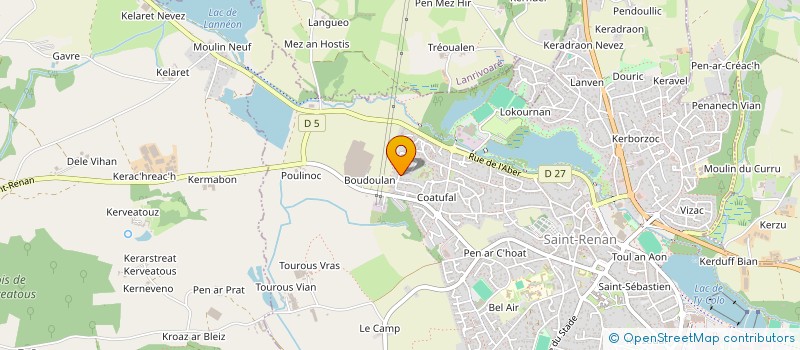 localisation de l'entreprise FBAOUARNE  SAINT-RENAN