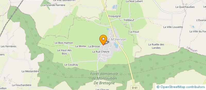 localisation de l'entreprise FBBOX  MONTAUBAN-DE-BRETAGNE