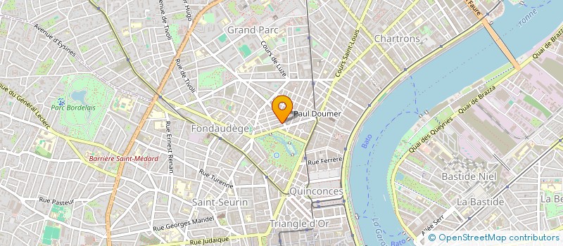 localisation de l'entreprise FBC  BORDEAUX