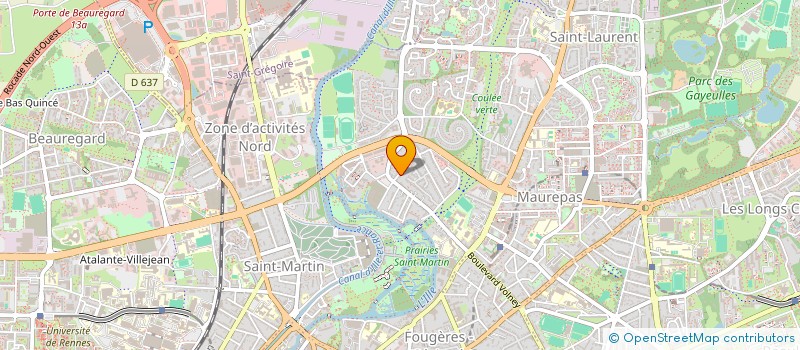 localisation de l'entreprise FBC  RENNES