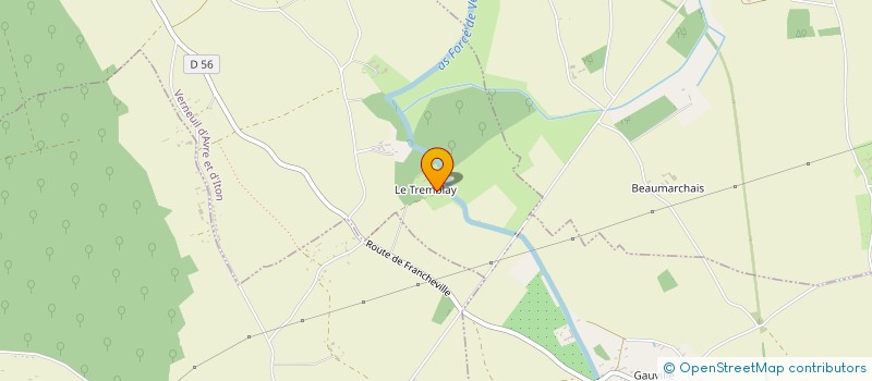 localisation de l'entreprise FBC  VERNEUIL D'AVRE ET D'ITON