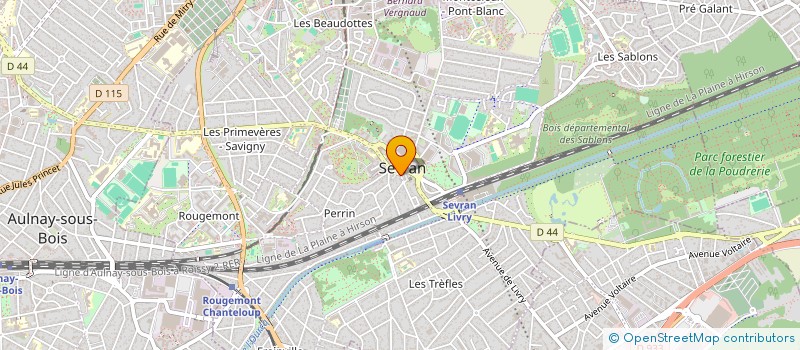 localisation de l'entreprise FBC à SEVRAN