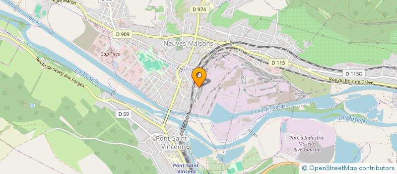 localisation de l'entreprise FBC  NEUVES-MAISONS