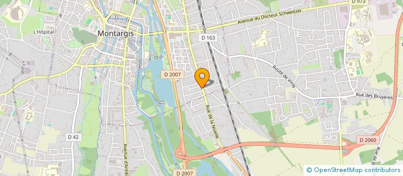 localisation de l'entreprise FBC à MONTARGIS