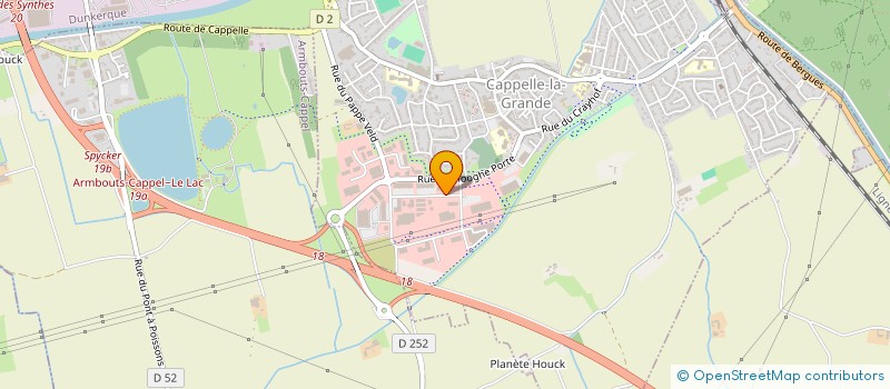 localisation de l'entreprise FBC & FILS  CAPPELLE-LA-GRANDE