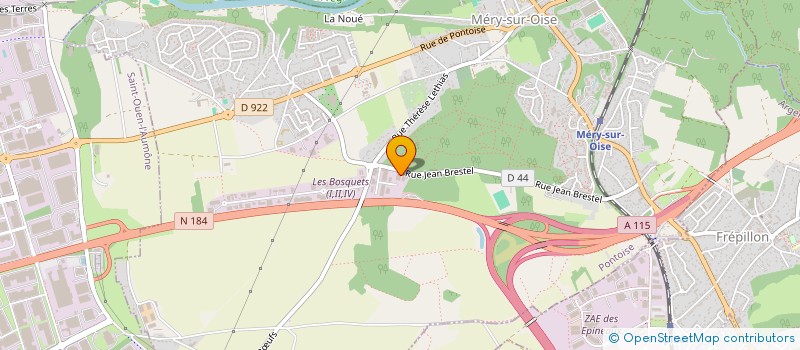 localisation de l'entreprise FBC LUBRIFIANTS SARL à MERY-SUR-OISE