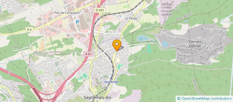 localisation de l'entreprise FBC MARKETING à SEPTEMES-LES-VALLONS