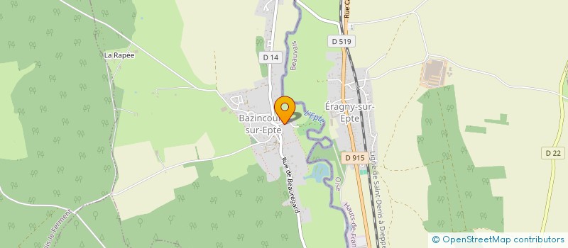 localisation de l'entreprise FBC RENOV  BAZINCOURT-SUR-EPTE