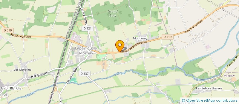 localisation de l'entreprise FBC RHONE IMMOBILIER  LAPEYROUSE-MORNAY