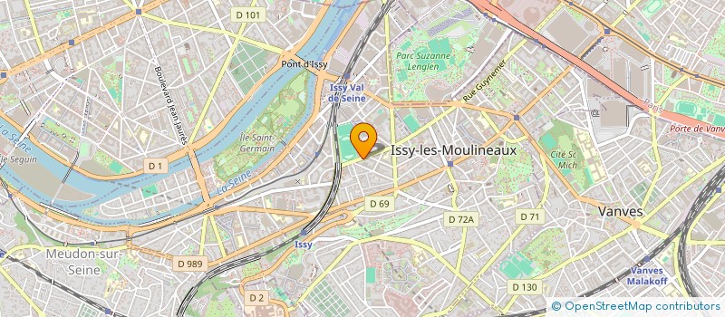 localisation de l'entreprise FBC SOFTWARE à ISSY-LES-MOULINEAUX