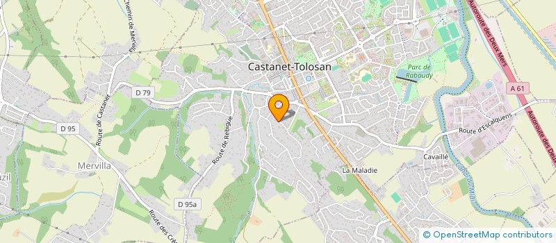 localisation de l'entreprise FBC2 à CASTANET-TOLOSAN