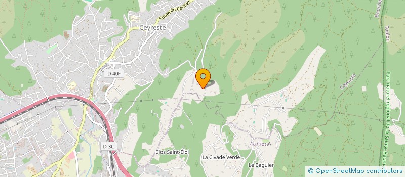localisation de l'entreprise FBCP à CEYRESTE