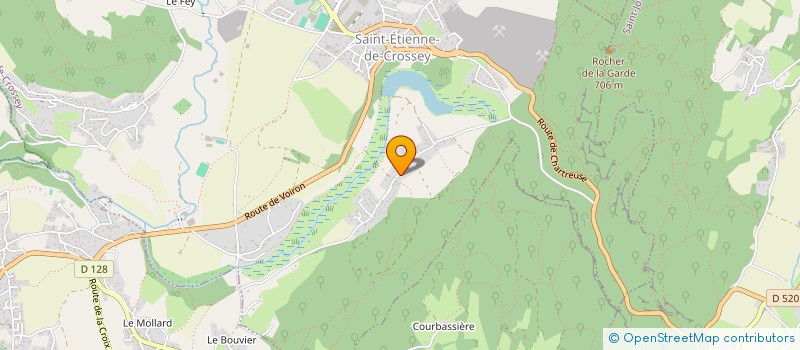 localisation de l'entreprise FBD ROCK PROMOTION  SAINT-ETIENNE-DE-CROSSEY