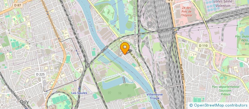 localisation de l'entreprise FBDA ET FILS  VILLENEUVE-SAINT-GEORGES