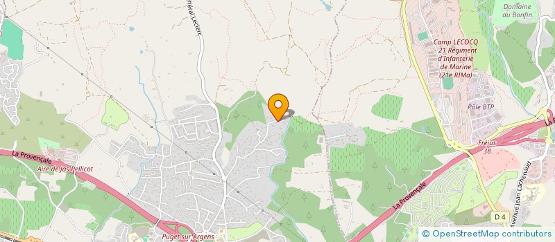 localisation de l'entreprise FBDA MANAGEMENT  PUGET-SUR-ARGENS