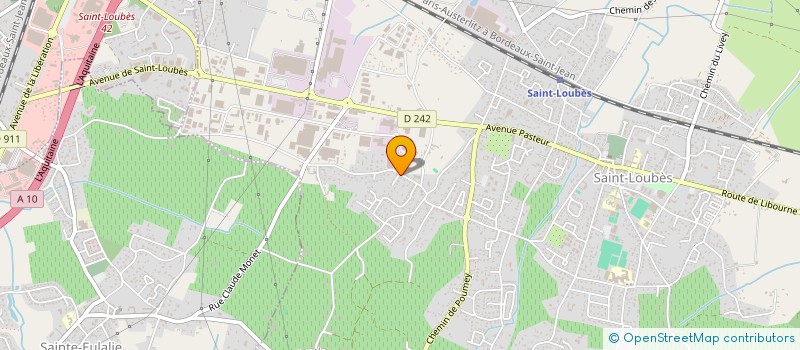 localisation de l'entreprise FBE à SAINT-LOUBES